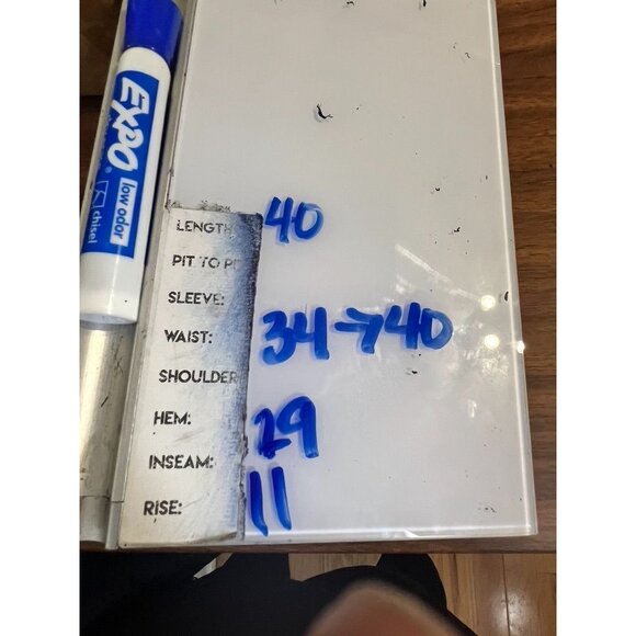 Floral Lace Wide Leg Pant M Blue Boho Hippie Indie Folk Western Classic Chic 80s - Picture 10 of 10